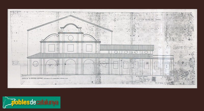 La Selva del Camp - Defensa Agrària. Plànol