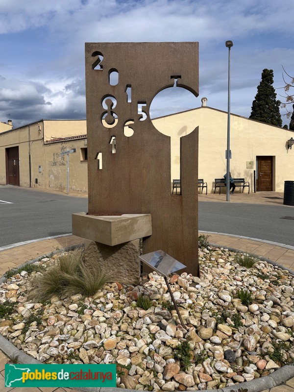 La Selva del Camp - Monument als 850 anys de la carta de població (Foto: Albert Esteves, 2025) La Selva del Camp - Monument als 850 anys de la carta de població