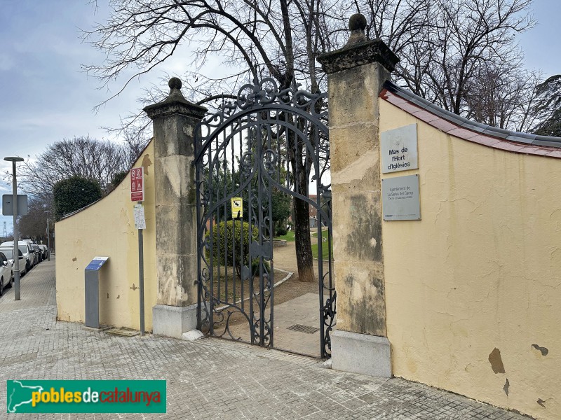 La Selva de Camp - Mas Hort d'Iglésies. Tanca del jardí (Foto: Albert Esteves, 2025) La Selva de Camp - Mas Hort d'Iglésies. Tanca del jardí