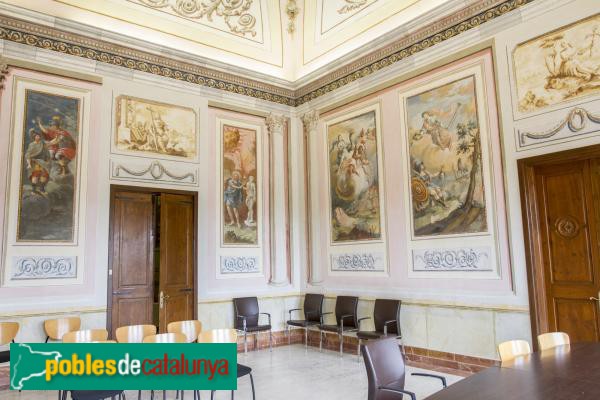 La Selva de Camp - Mas Hort d'Iglésies. Sala noble (Foto: <i>Ajuntament de la Selva de Camp</i>) La Selva de Camp - Mas Hort d'Iglésies. Sala noble