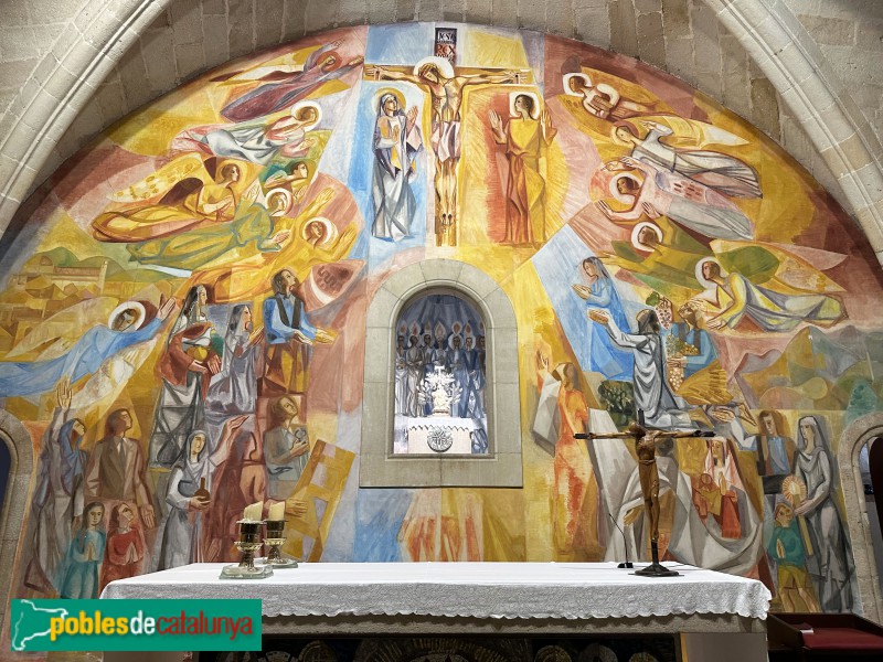 La Selva del Camp - Ermita de Santa Maria de Pretdelgada. Pintures de Grau-Garriga (Foto: Albert Esteves, 2025) La Selva del Camp - Ermita de Santa Maria de Pretdelgada. Pintures de Grau-Garriga