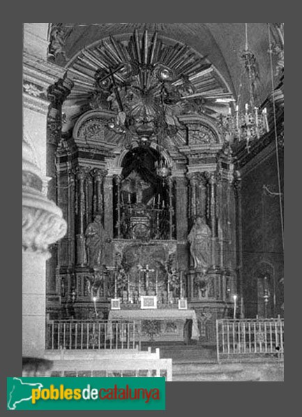 Alcover - Ermita del Remei. Retaule (destruït)