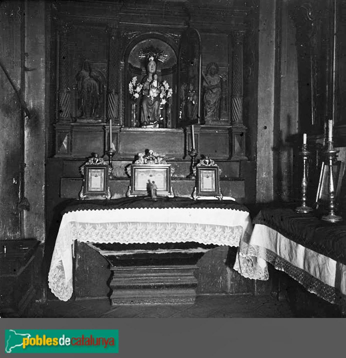 Vilaplana - Església de Santa Maria. Mare de Déu de la Llet