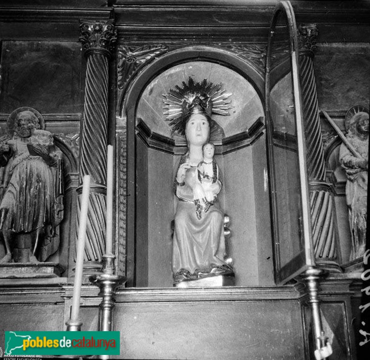 Vilaplana - Església de Santa Maria. Mare de Déu de la Llet