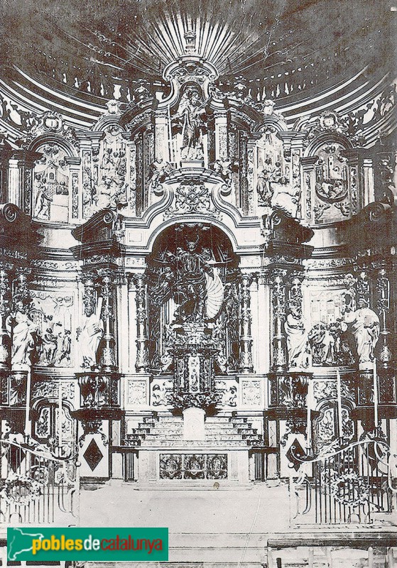 Constantí - Església de Sant Feliu. Retaule major (desaparegut)