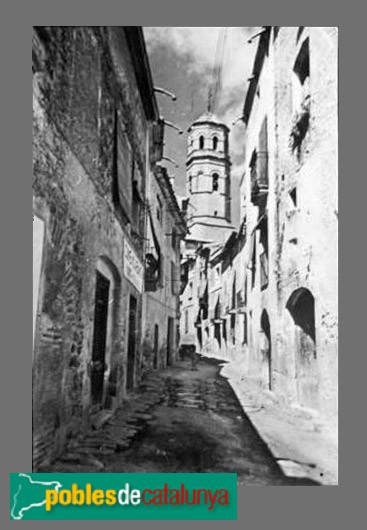 Vilaplana - Nucli antic. Postal antiga