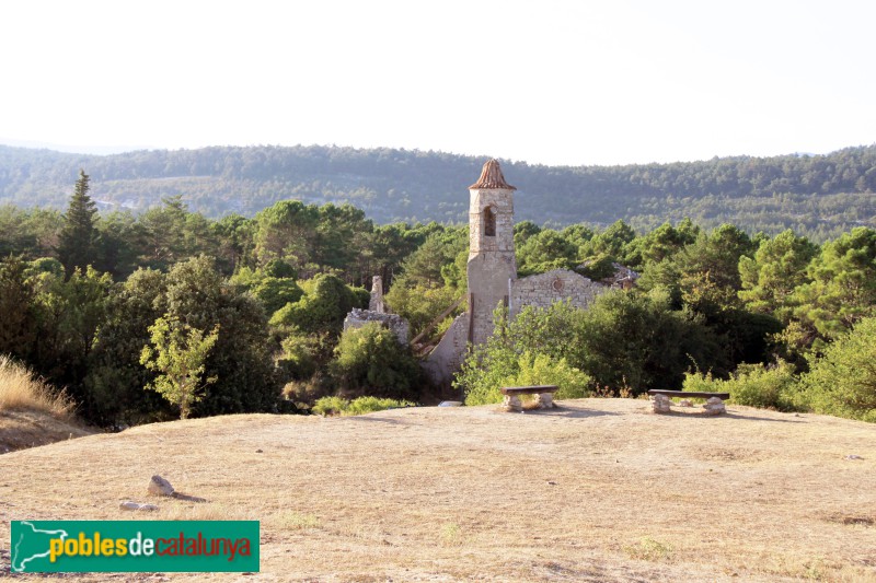 Vilaplana - La Mussara. Ruïnes del poble (Foto: Albert Esteves, 2017) Vilaplana - La Mussara. Ruïnes del poble
