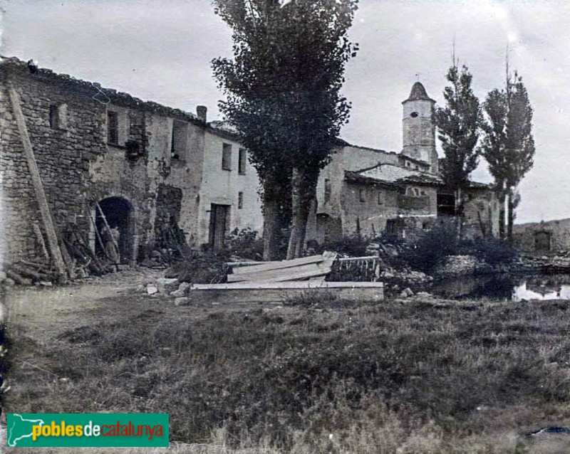 Vilaplana - Poble de la Mussara (Foto: <i>Josep Vidal i Barraquer</i>, inicis segle XX) Vilaplana - Poble de la Mussara
