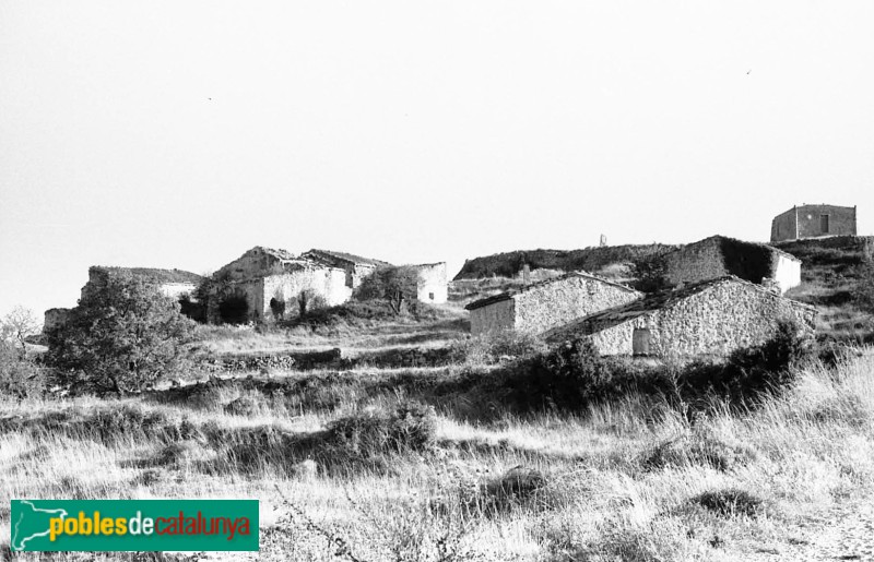 Vilaplana - Poble de la Mussara (Foto: <i>Montserrat Vidal-Barraquer</i>, anys 60) Vilaplana - Poble de la Mussara