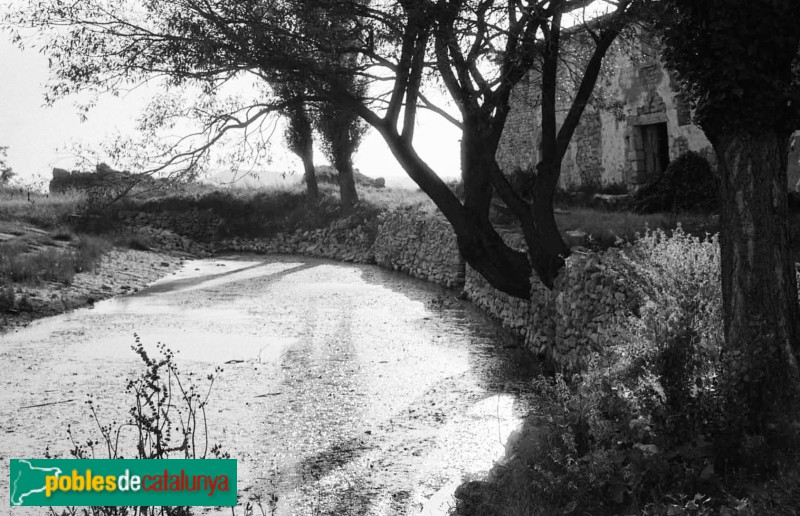 Vilaplana - Poble de la Mussara (Foto: <i>Montserrat Vidal-Barraquer</i>, anys 60) Vilaplana - Poble de la Mussara