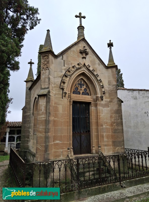 Cervera - Cementiri. Panteó Jordana