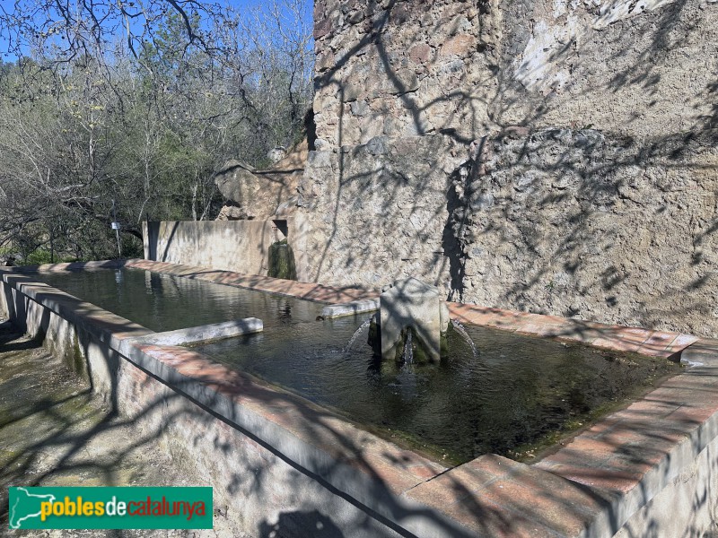 Vilaplana - Molí del Savall i rentadors (Foto: Albert Esteves, 2025) Vilaplana - Molí del Savall i rentadors