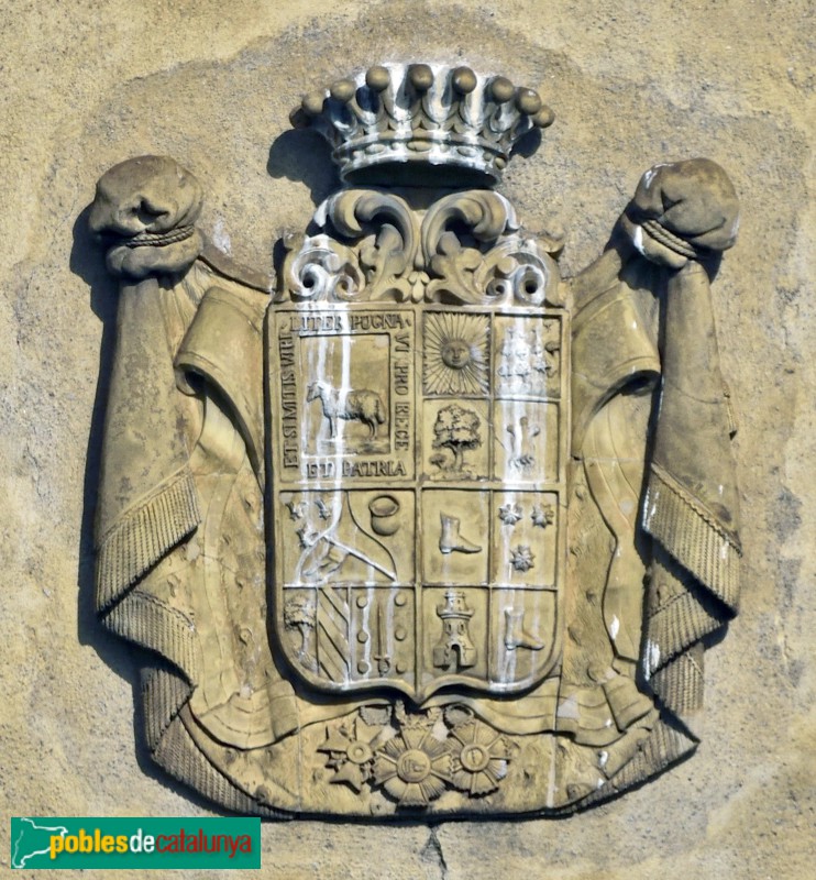 Cornellà de Llobregat - Escut de cal Manso (Foto: <i>Pere F. Puigderrajols i Jarque</i>, 2025) Cornellà de Llobregat - Escut de cal Manso