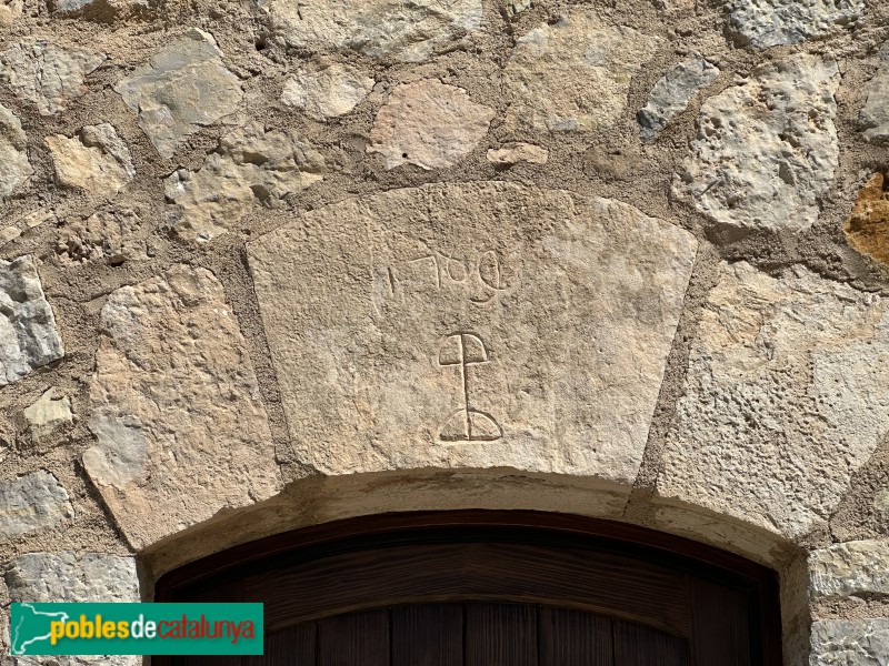 Arbolí - Nucli antic. Portal del segle XVIII (Foto: Albert Esteves, 2025) Arbolí - Nucli antic. Portal del segle XVIII