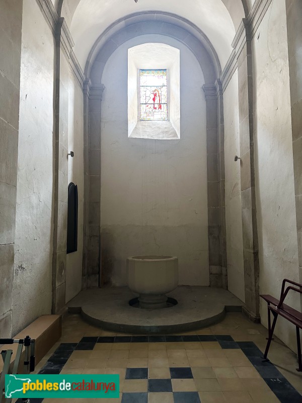 La Selva del Camp - Església de Sant Andreu. Baptisteri (Foto: Albert Esteves, 2025) La Selva del Camp - Església de Sant Andreu. Baptisteri