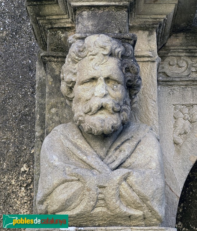 Sant Vicenç de Montalt - Basament de l'antic retaule