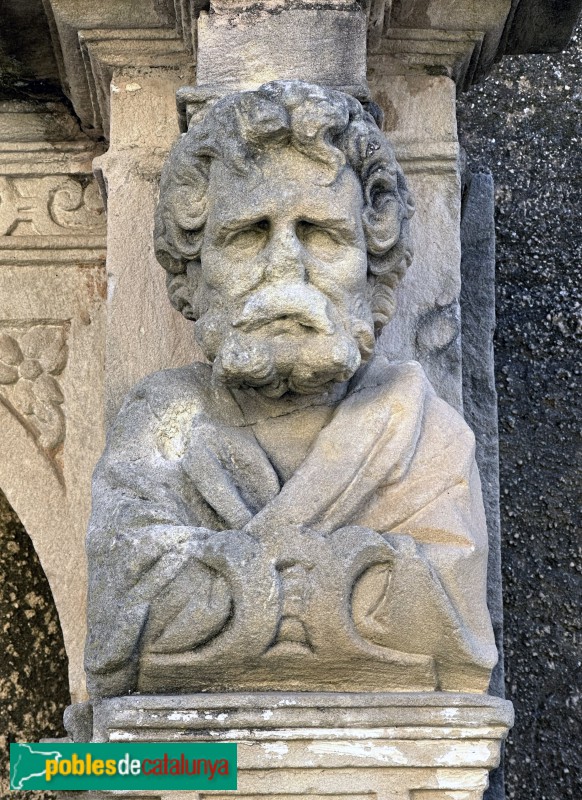 Sant Vicenç de Montalt - Basament de l'antic retaule