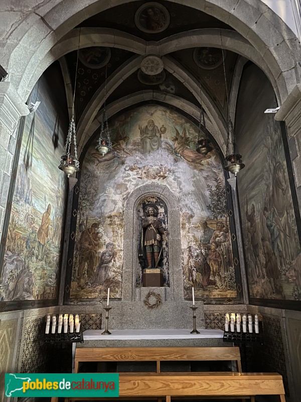 Sant Vicenç de Montalt - Església de Sant Vicenç. Capella lateral