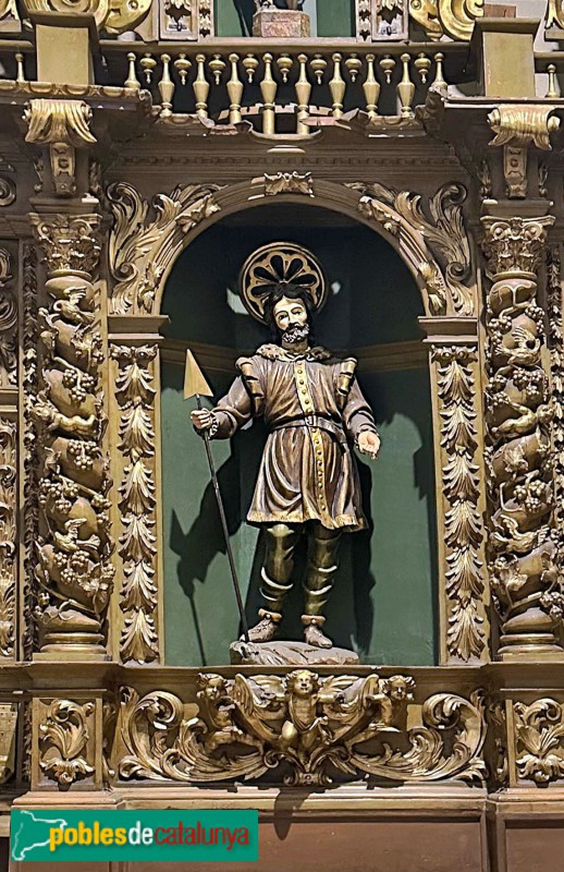 Sant Andreu de Llavaneres - Església de Sant Andreu. Retaule de Sant Isidre