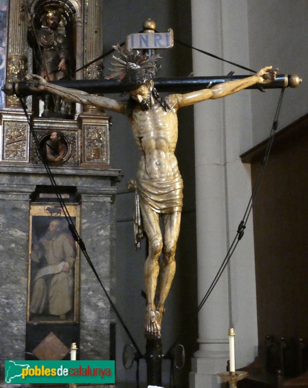 Sant Andreu de Llavaneres - Església de Sant Andreu. Sant Crist processional
