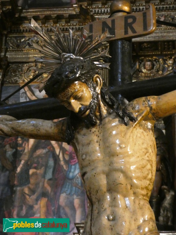 Sant Andreu de Llavaneres - Església de Sant Andreu. Sant Crist processional