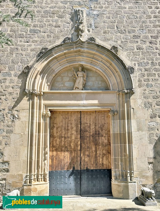 Sant Andreu de Llavaneres - Església vella de Sant Andreu. Portada