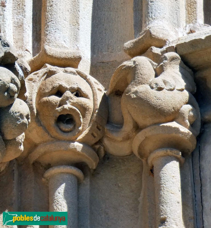 Sant Andreu de Llavaneres - Església vella de Sant Andreu. Portada