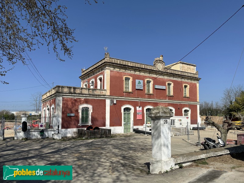 Fornells de la Selva - Estació (Foto: Albert Esteves, 2025) Fornells de la Selva - Estació