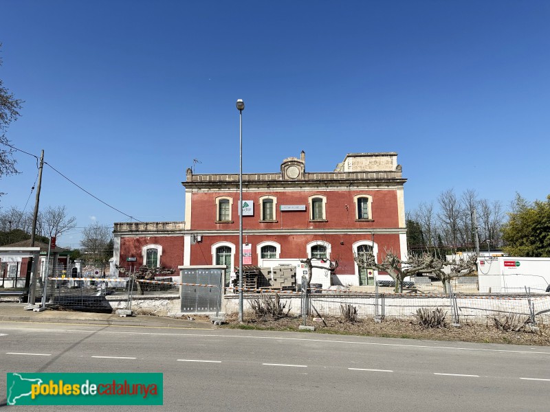 Fornells de la Selva - Estació (Foto: Albert Esteves, 2025) Fornells de la Selva - Estació