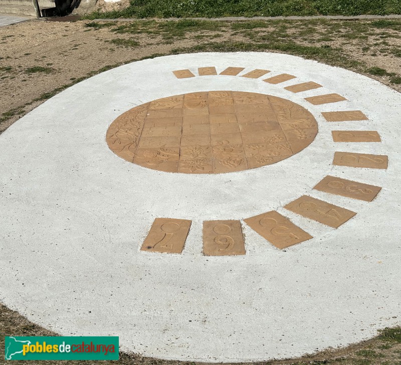 Fornells de la Selva - Rellotge de sol analemàtic