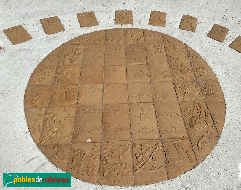 Fornells de la Selva - Rellotge de sol analemàtic