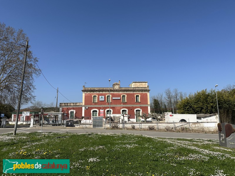 Fornells de la Selva - Estació (Foto: Albert Esteves, 2025) Fornells de la Selva - Estació