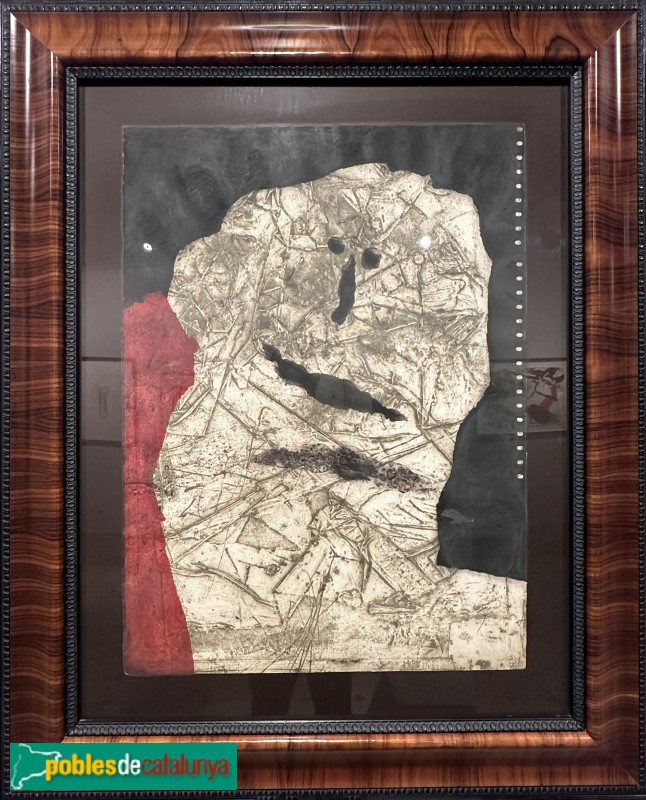 Museu-arxiu de Llavaneres - Antoni Clavé - En papier froissé. Gravat al carborundum, planxa i paper (1979)