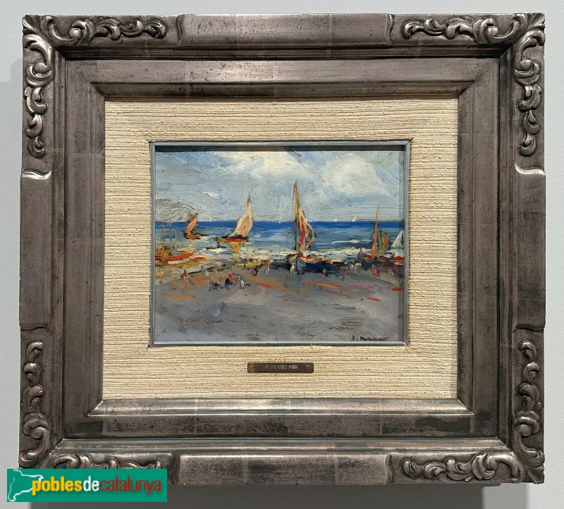 Museu-arxiu de Llavaneres - Joaquim Mir - Marina. Oli sobre fusta