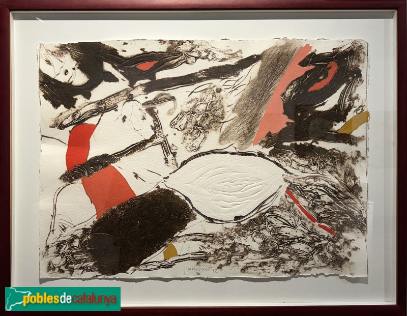 Museu-arxiu de Llavaneres - Josep Guinovart - Abstracció. Gravat (1992)