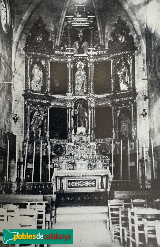 Sant Vicenç de Montalt - Retaule major desaparegut