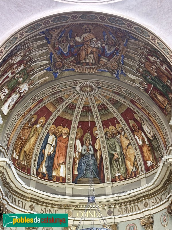 Mont-roig del Camp - Església Nova de Sant Miquel. Pintures murals