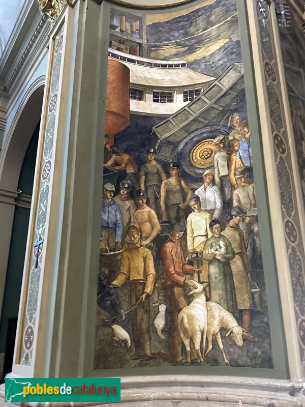 Mont-roig del Camp - Església Nova de Sant Miquel. Pintures murals