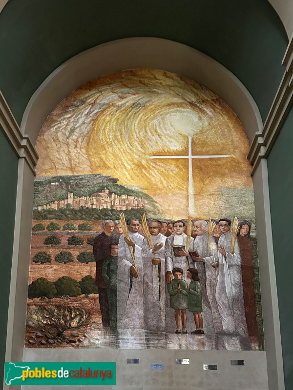 Mont-roig del Camp - Església Nova de Sant Miquel. Pintures murals