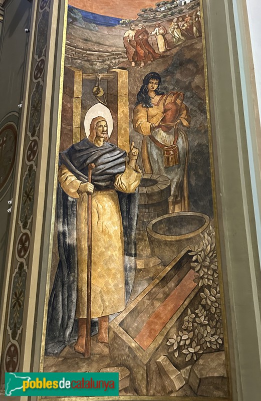 Mont-roig del Camp - Església Nova de Sant Miquel. Pintures murals