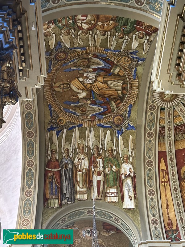 Mont-roig del Camp - Església Nova de Sant Miquel. Pintures murals