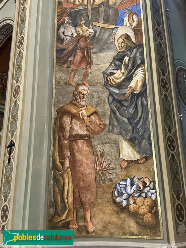 Mont-roig del Camp - Església Nova de Sant Miquel. Pintures murals