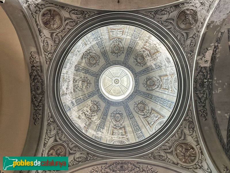 Mataró - Basílica de Santa Maria. Cúpula del transsepte