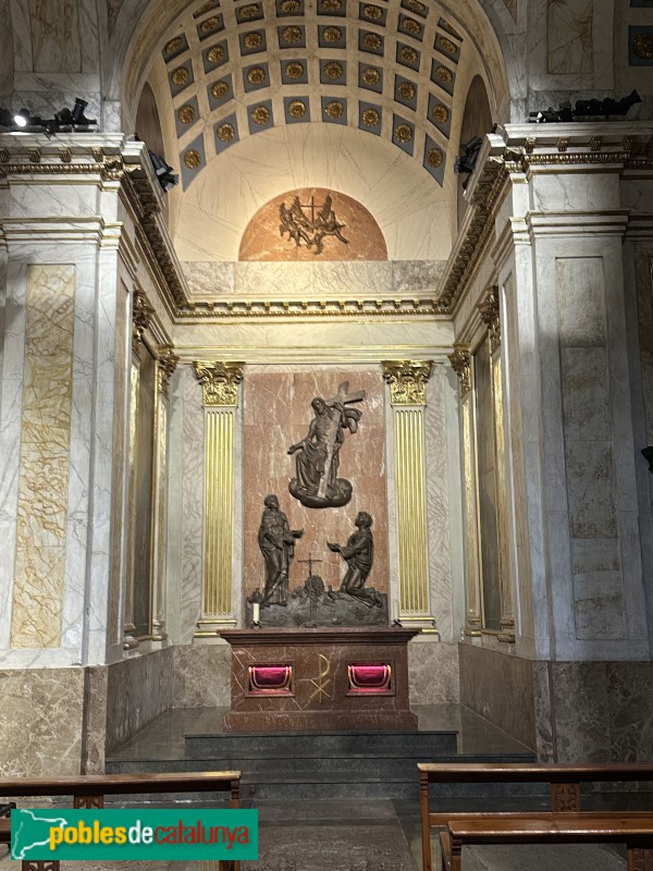 Mataró - Basílica de Santa Maria. Capella de les Santes (Foto: Albert Esteves, 2025) Mataró - Basílica de Santa Maria. Capella de les Santes