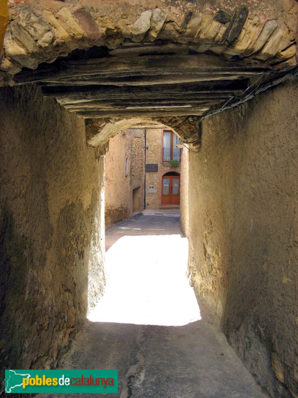 Vilanova de Prades - Volta del carrer Portell