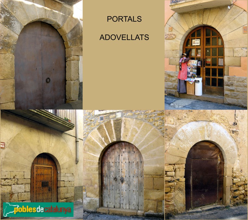 Vilanova de Prades - Portals adovellats