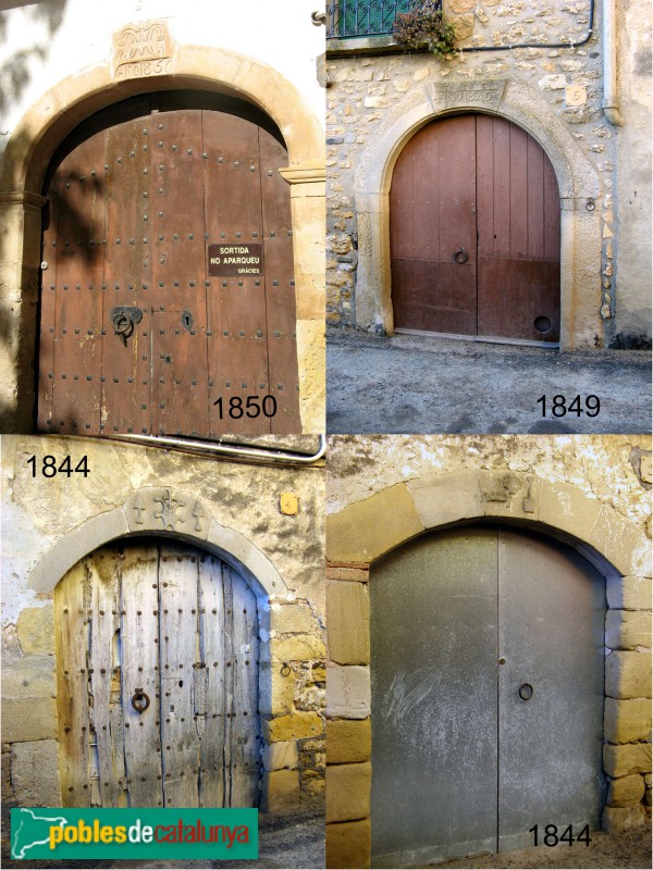 Vilanova de Prades Portals del segle XIX