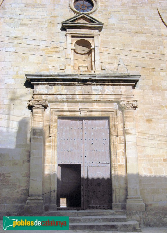 Vallclara - Església de Sant Joan. Portada