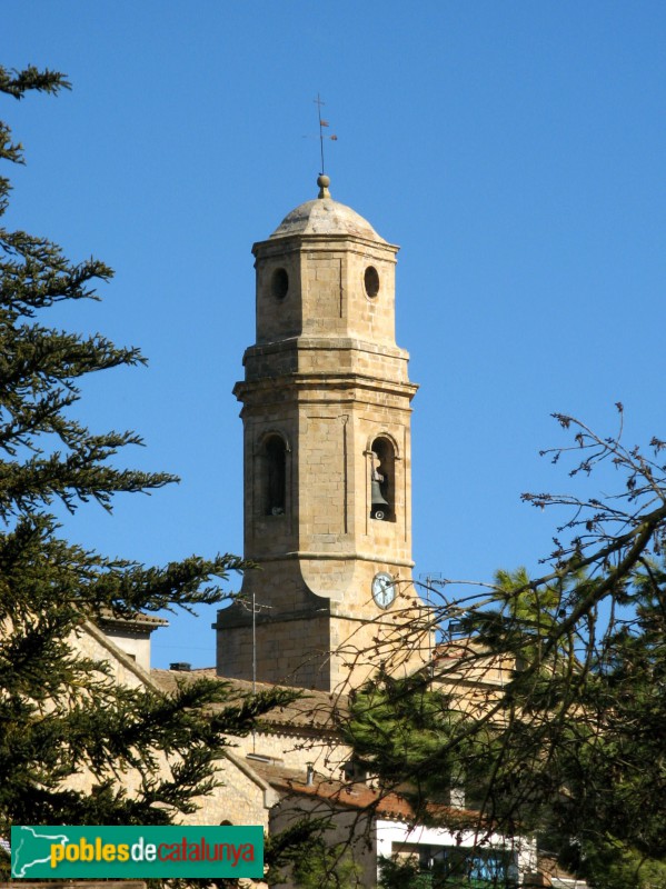Vallclara - Església de Sant Joan. Campanar