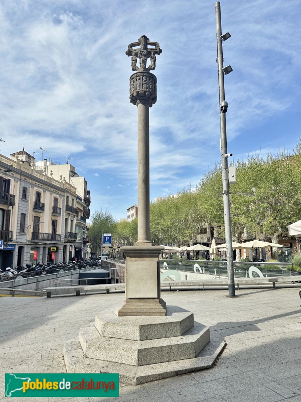 Mataró - Creu de terme. Reproducció (Foto: Albert Esteves, 2025) Mataró - Creu de terme. Reproducció